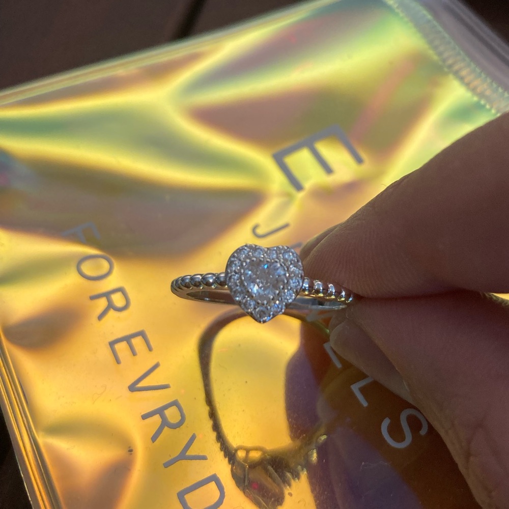Evry Jewels Princess Heart Ring